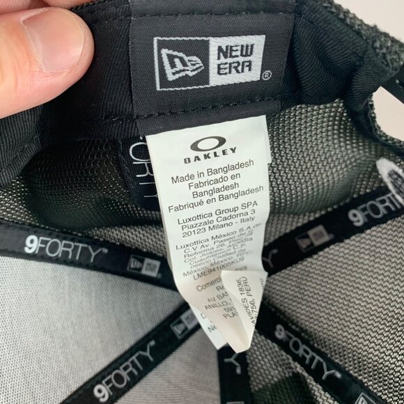 Oakley Mens Gray New Era 9Forty Snapback Hat New - Picture 5 of 6